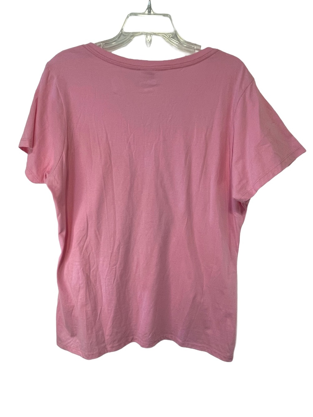 Disney PORT & COMPANY Pink Women’s XL Ice Cream Heart Graphic V-Neck Tee - Picture 2 of 7